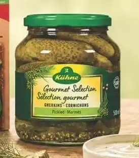 Longo's Kuhne Gourmet Gherkins offer