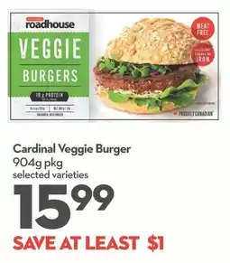 Longo's Cardinal Veggie Burger offer