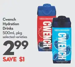 Longo's Cwench Hydration Drinks offer