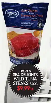 Fiesta Farms FROZEN SEA DELIGHTS WILD TUNA STEAKS offer