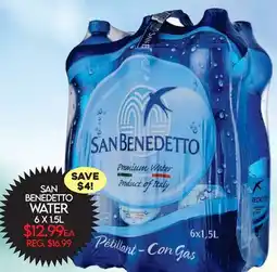 Fiesta Farms SAN BENEDETTO WATER offer