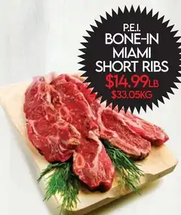 Fiesta Farms P.E.I. BONE-IN MIAMI SHORT RIBS offer