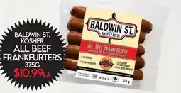 Fiesta Farms BALDWIN ST. KOSHER ALL BEEF FRANKFUTERS offer