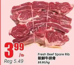 Terra Foodmart Fresh Beef Spare Rib offer