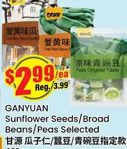 Terra Foodmart GANYUAN Sunflower Seeds/Broad Beans/Peas Selected offer