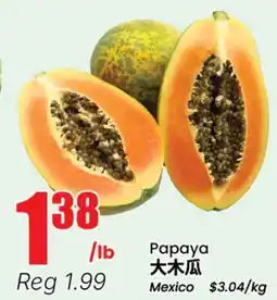 Terra Foodmart Papaya offer