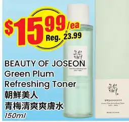 Terra Foodmart BEAUTY OF JOSEON Green Plum Refreshing Toner offer