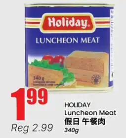 Terra Foodmart HOLIDAY Luncheon Meat offer