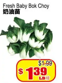 Yuan Ming Supermarket Fresh Baby Bok Choy offer