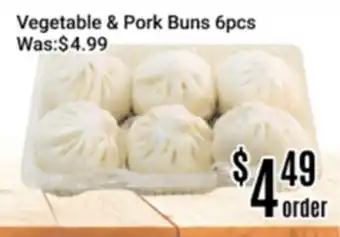 Nations Fresh Foods Vegetable & Pork Buns 6pcs offer