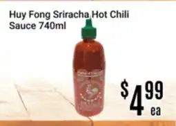 Nations Fresh Foods Huy Fong Sriracha Hot Chili Sauce offer