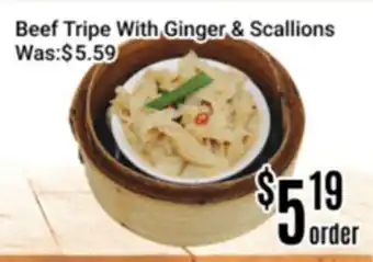 Nations Fresh Foods Beef Tripe With Ginger & Scallions offer