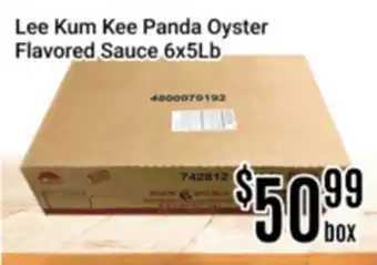 Nations Fresh Foods Lee Kum Kee Panda Oyster Flavored Sauce 6x5Lb offer