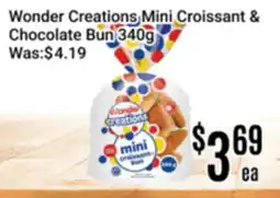 Nations Fresh Foods Wonder Creations Mini Croissant & Chocolate Bun offer