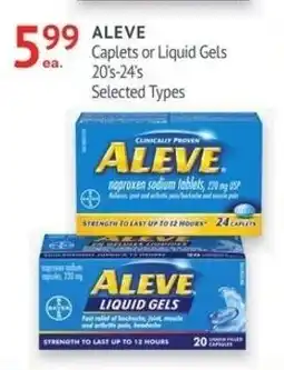 IDA Pharmacy Aleve Caplets or Liquid Gels offer