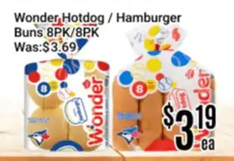 Nations Fresh Foods Wonder Hotdog / Hamburger Buns offer