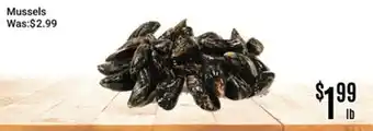 Nations Fresh Foods Mussels offer