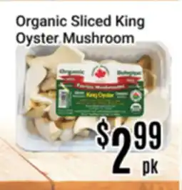 Nations Fresh Foods Organic Sliced King Oyster Mushroom offer