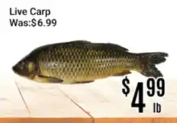 Nations Fresh Foods Live Carp offer