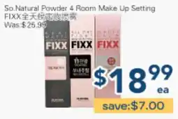 Oceans Fresh Food Market So.Natural Powder 4 Room Make Up Setting FIXX offer