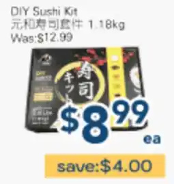 Oceans Fresh Food Market DIY Sushi Kit offer