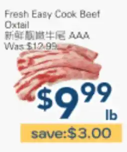 Oceans Fresh Food Market Fresh Easy Cook Beef Oxtail offer