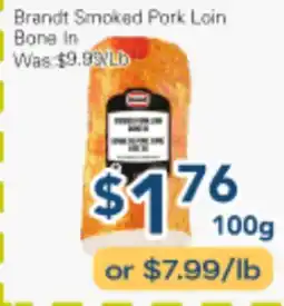 Oceans Fresh Food Market Brandt Smoked Pork Loin Bone In offer
