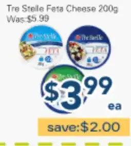 Oceans Fresh Food Market Tre Stelle Feta Cheese offer