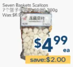 Oceans Fresh Food Market Seven Baskets Scallops offer