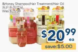 Oceans Fresh Food Market Honey Shampoo/Hair Treatment/Hair Oil offer
