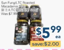 Oceans Fresh Food Market Sun Fung/LTC Roasted Macadamia Nuts offer