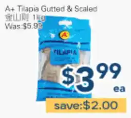 Oceans Fresh Food Market A+ Tilapia Guted & Scaled offer