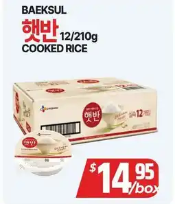 PAT Mart BAEKSUL COOKED RICE offer