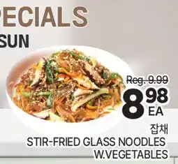 H-Mart STIR-FRIED GLASS NOODLES W VEGETABLES offer