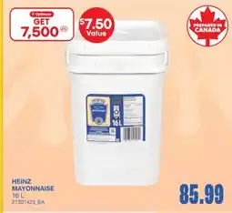 Wholesale Club HEINZ MAYONNAISE offer