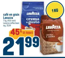 Marché Adonis CAFÉ EN GRAIN LAVAZZA | LAVAZZA COFFEE BEAN offer