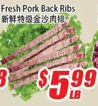 WinCo Food Mart Fresh Pork Back Ribs offer