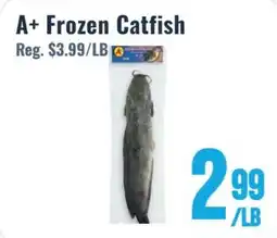 United Supermarket A+ Frozen Catfish offer