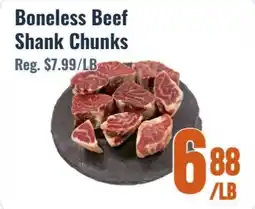 United Supermarket Boneless Beef Shank Chunks offer