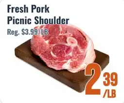 United Supermarket Fresh Pork Picnic Shoulder offer