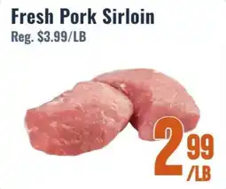 United Supermarket Fresh Pork Sirloin offer