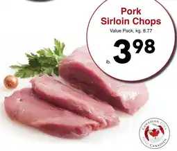 Western Foods Pork Sirloin Chops offer