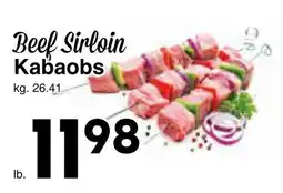 Western Foods Beef Sirloin Kabaobs offer