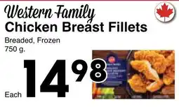 Western Foods Western Family Chicken Breast Fillets offer