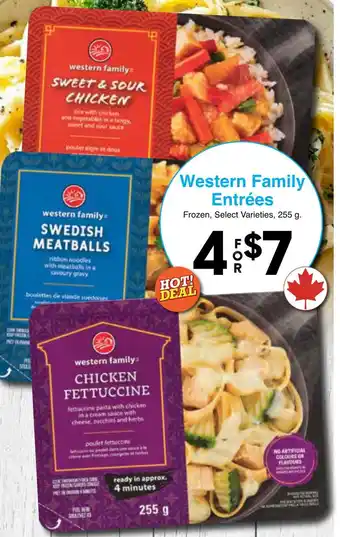 Western Family Entrées
