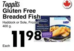 Western Foods Toppits Gluten Free Breaded Fish offer