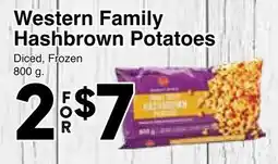 Western Foods Western Family Hashbrown Potatoes offer