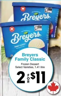 Western Foods Breyers Family Classic offer