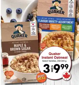 Western Foods Quaker Instant Oatmeal offer