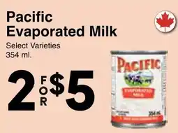 Western Foods Pacific Evaporated Milk offer